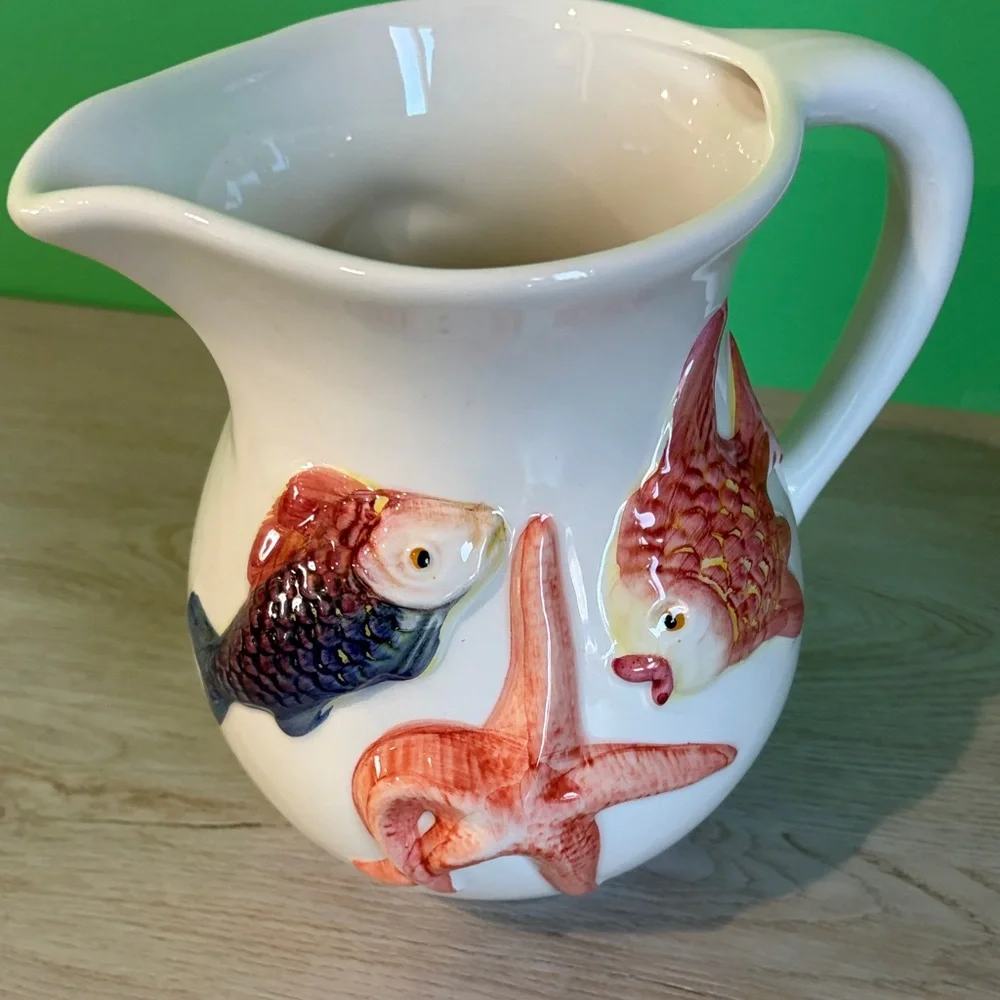 Vintage Italian Ceramic Pitcher jug
